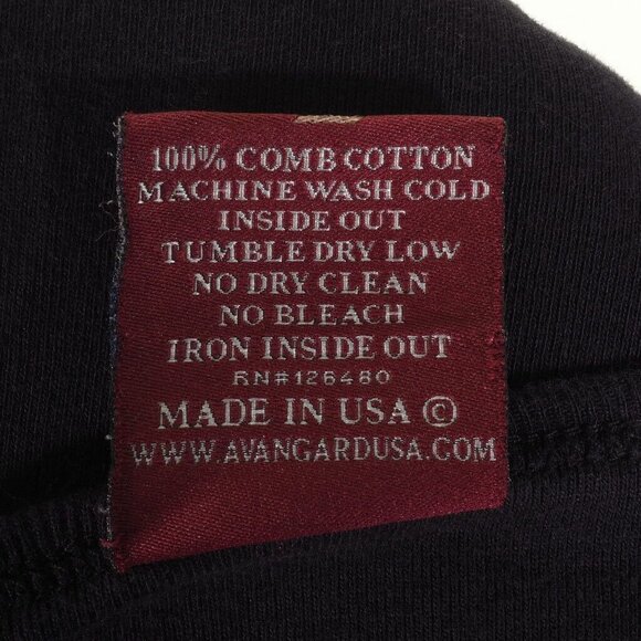 Avangard Womens Top Size XL Embelished Stud Emblem Black Silver Knight Queen - Picture 10 of 10